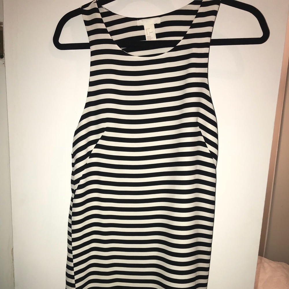 B&W striped Dress by H&M